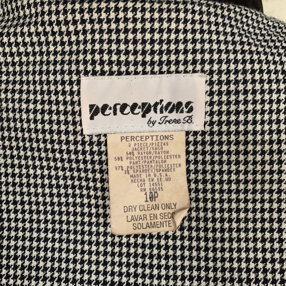 Vintage 90s jacket black lightweight size 10 petite - Picture 7 of 7